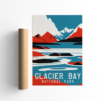 Glacier Bay Travel Poster