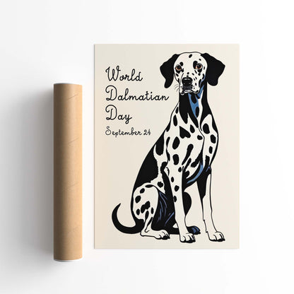 Dalmatian Celebration Poster Print