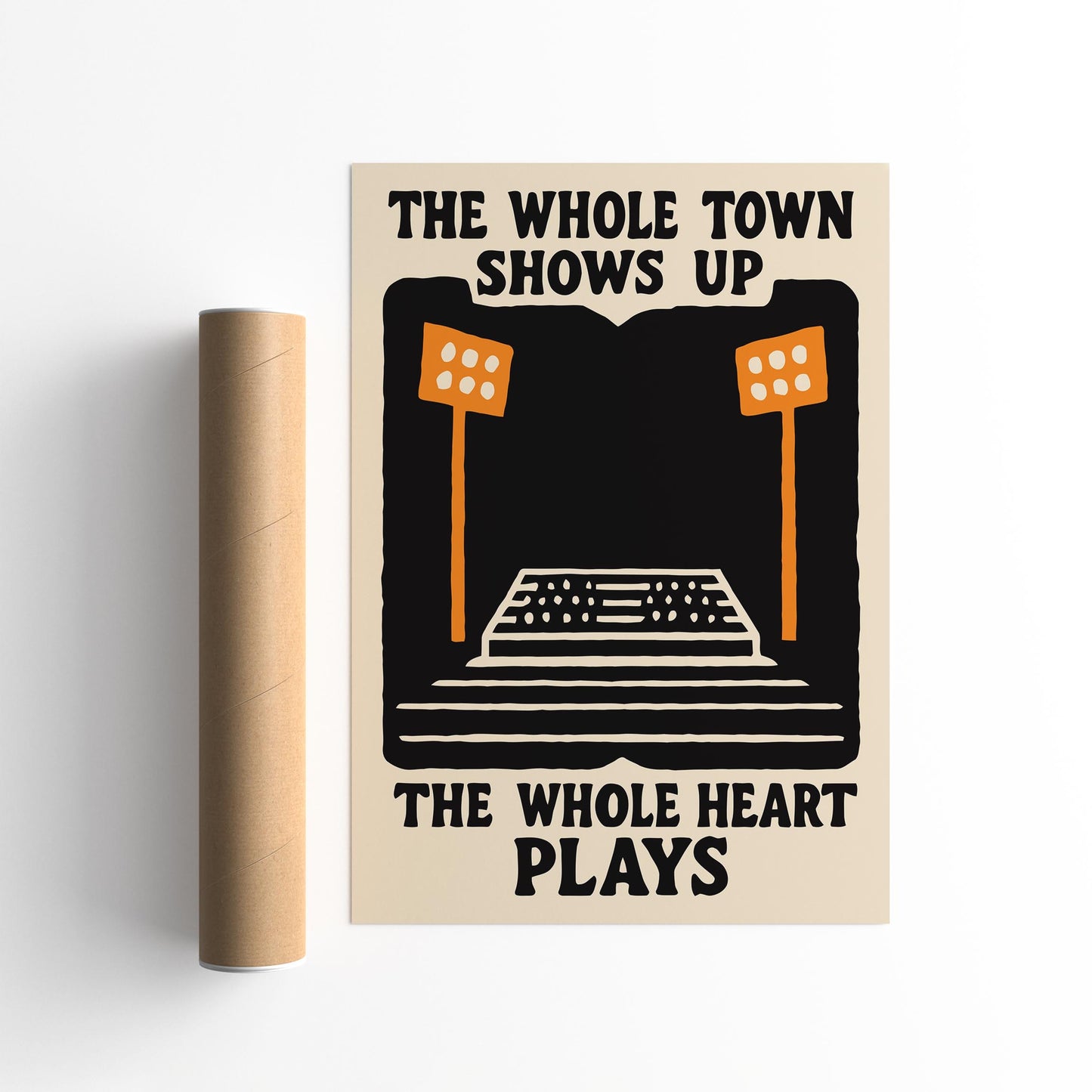 Stadium Night Poster Print