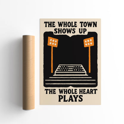 Stadium Night Poster Print