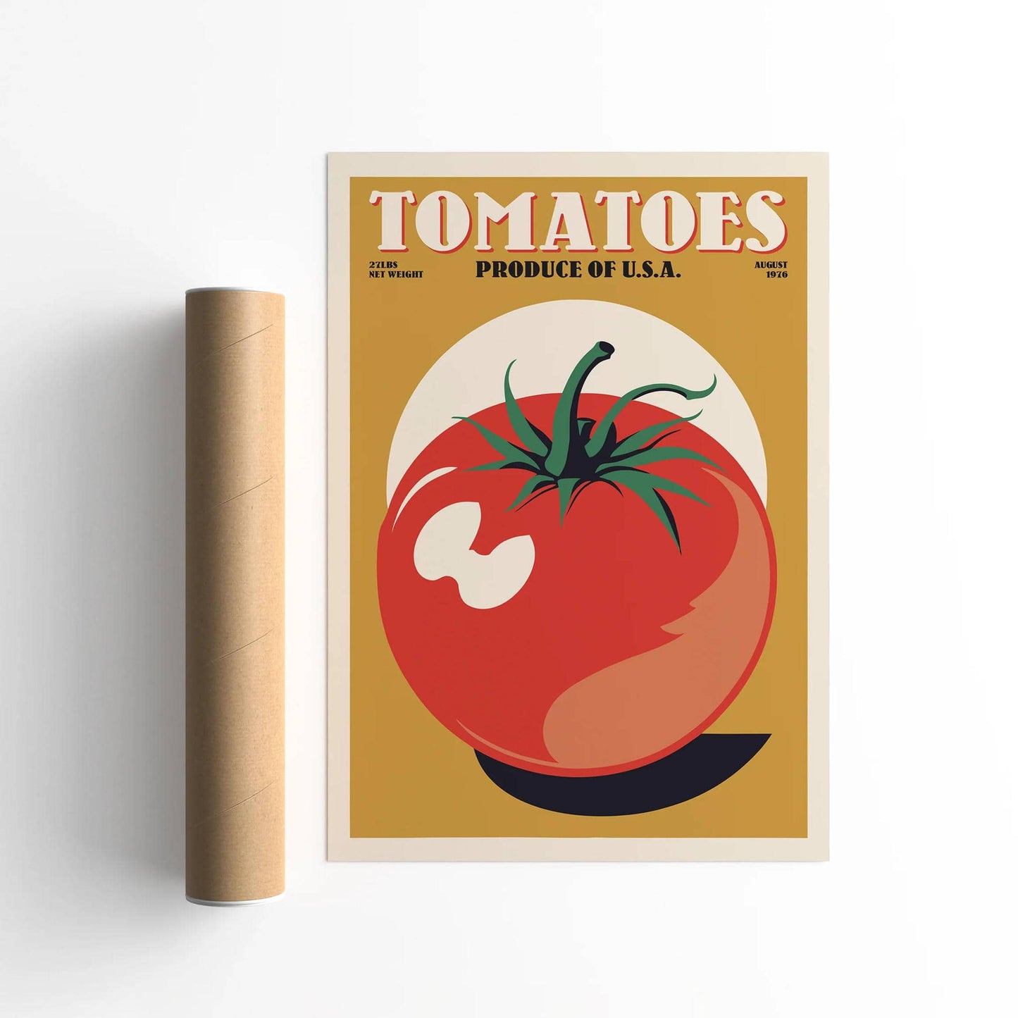 Vintage Tomatoes Produce Poster