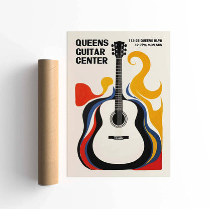 Queens Guitar Center Poster Print