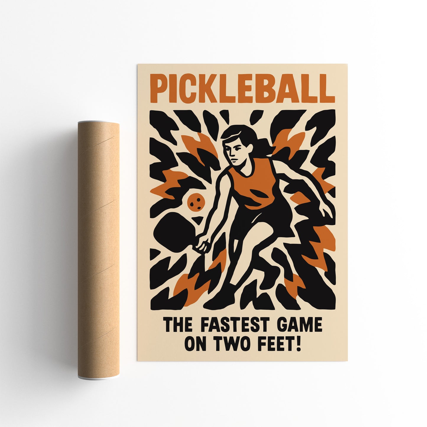 Pickleball Energy Sports Poster