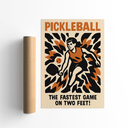 Pickleball Energy Sports Poster
