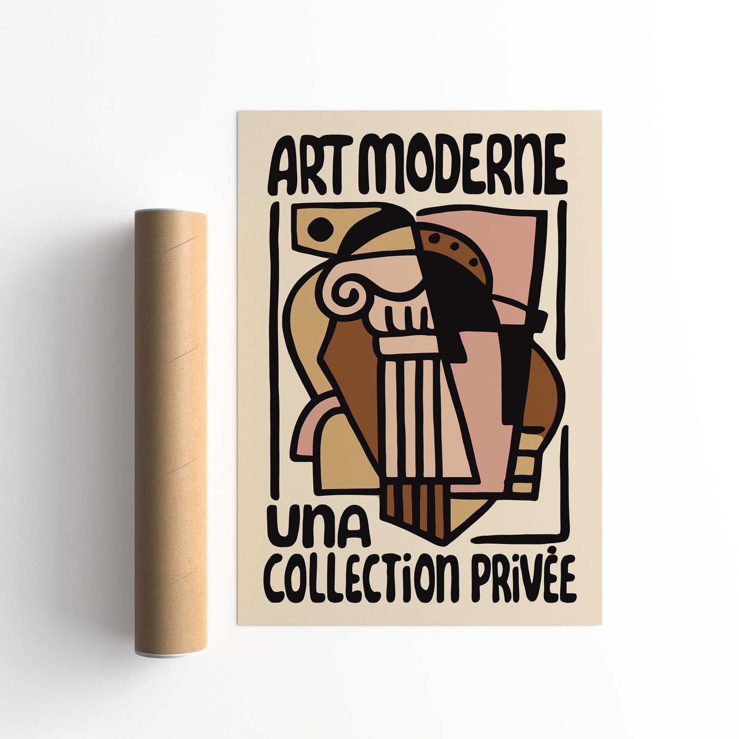 Art Moderne Abstract Exhibition Print