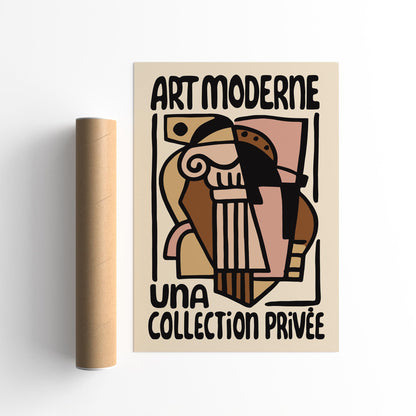 Art Moderne Abstract Exhibition Print