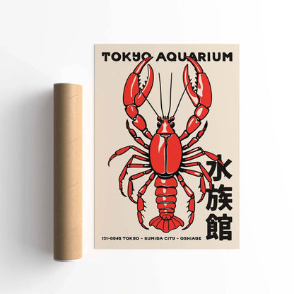 Tokyo Lobster Poster Print