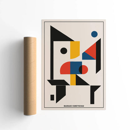 Bauhaus Geomtric Poster Print