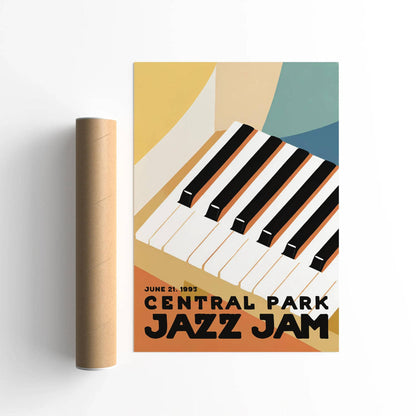 Central Park 1993 Jazz Festival Poster