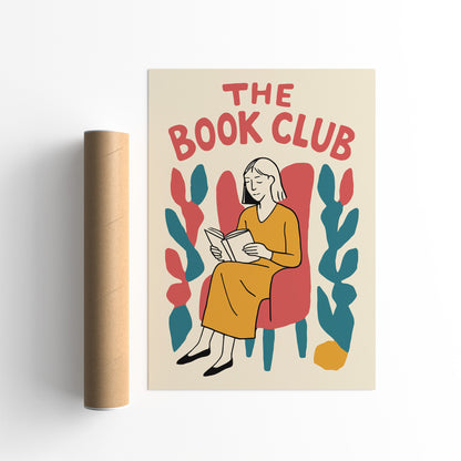 The Book Club Reading Poster