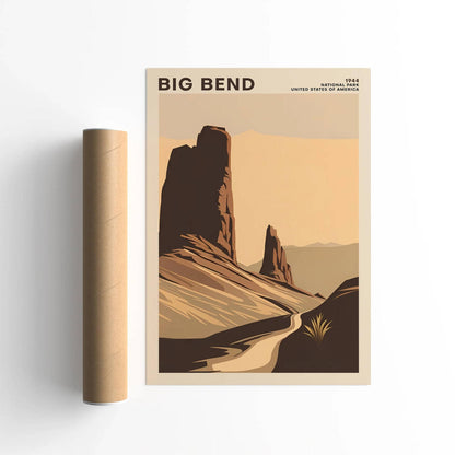 Big Bend National Park Poster Print