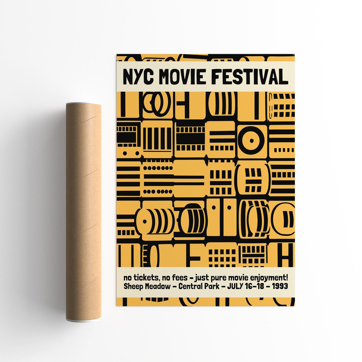 NYC Movie Festival Wall Art