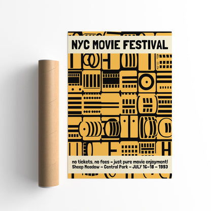 NYC Movie Festival Wall Art