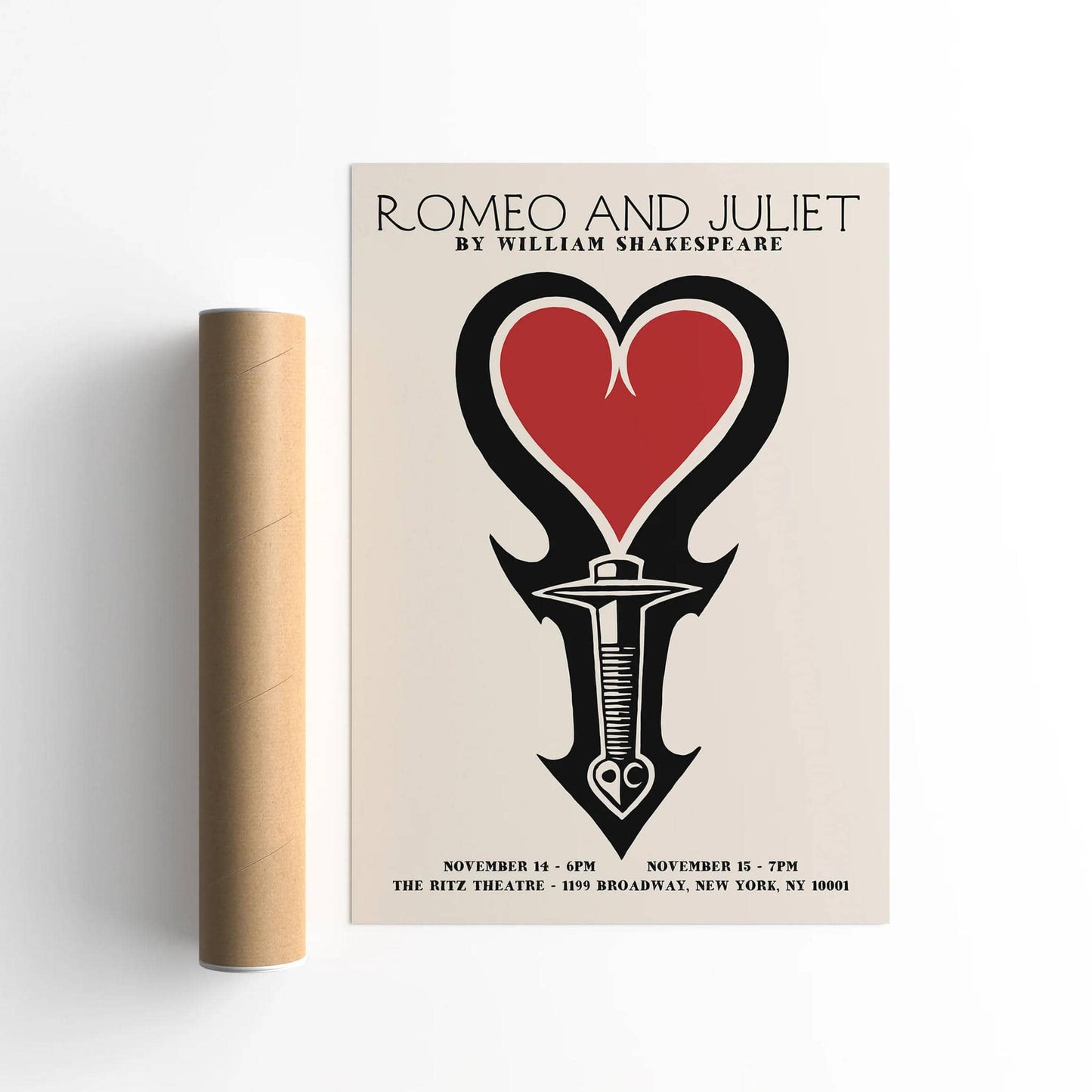 Romeo and Juliet Art Poster