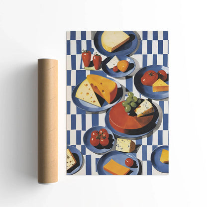 Gourmet Cheese & Tomato Poster