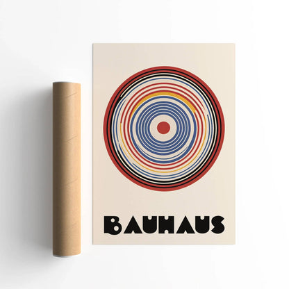 Bauhaus Hand-Drawn Poster Print