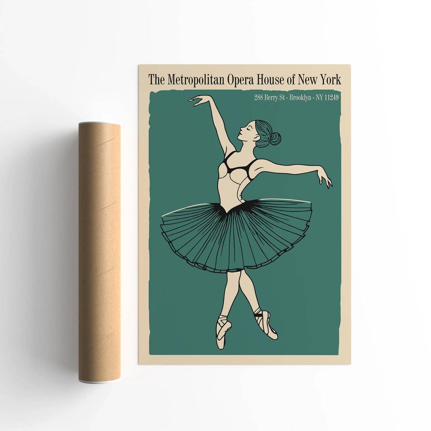 NYC Vintage Ballerina Wall Art