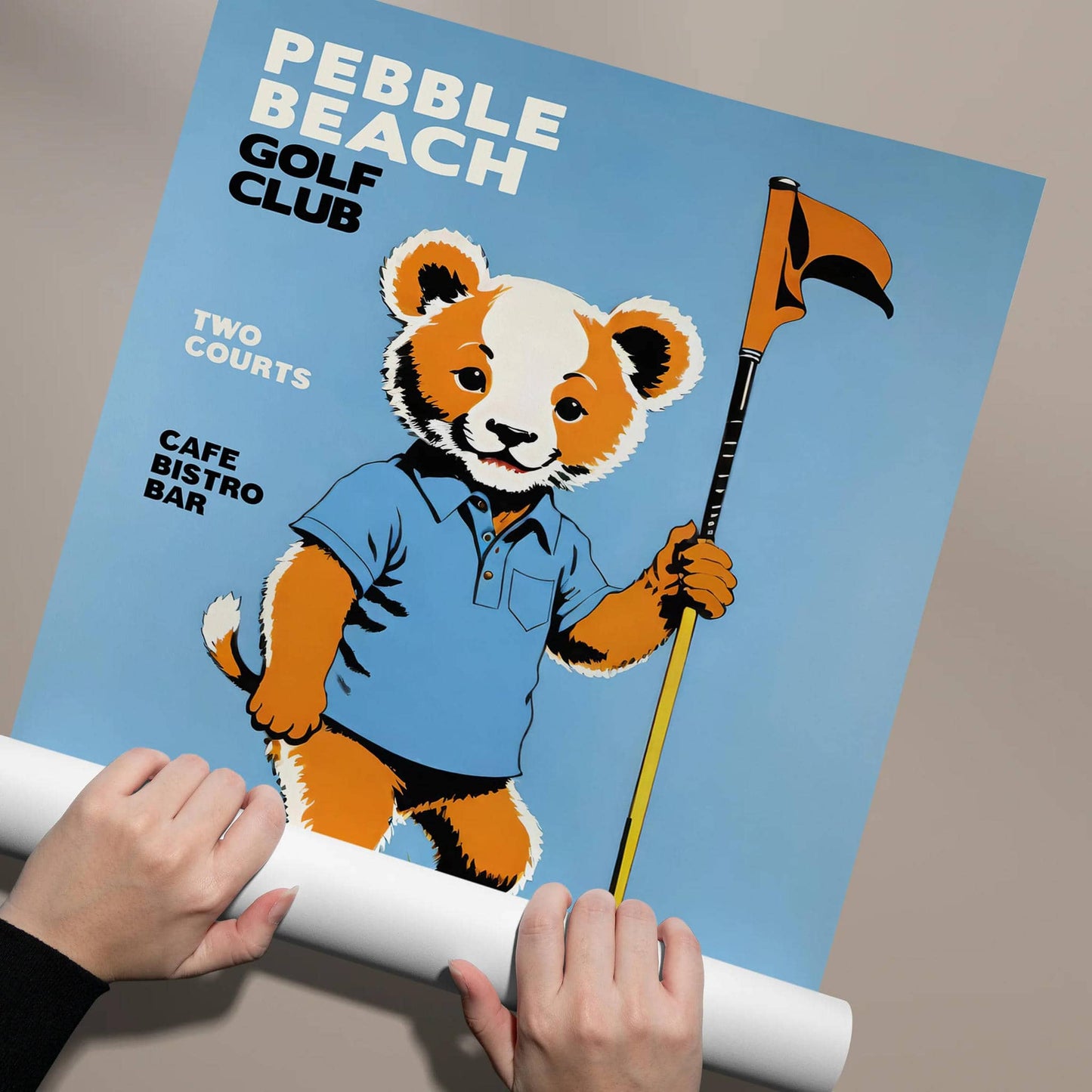 Pebble Beach Golf Club Poster
