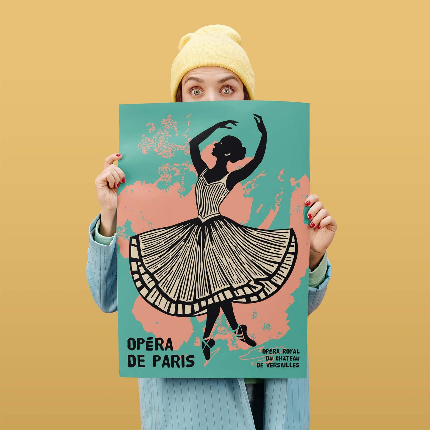 Opéra de Paris Ballerina Wall Art Print
