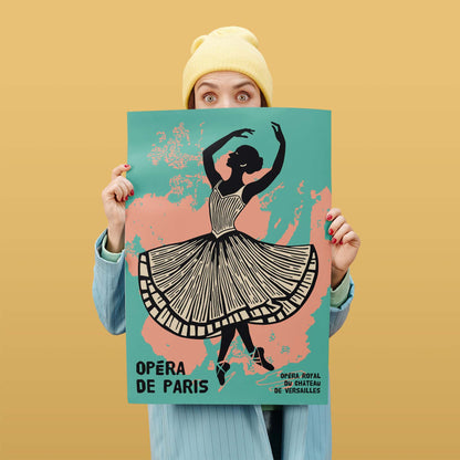 Opéra de Paris Ballerina Wall Art Print