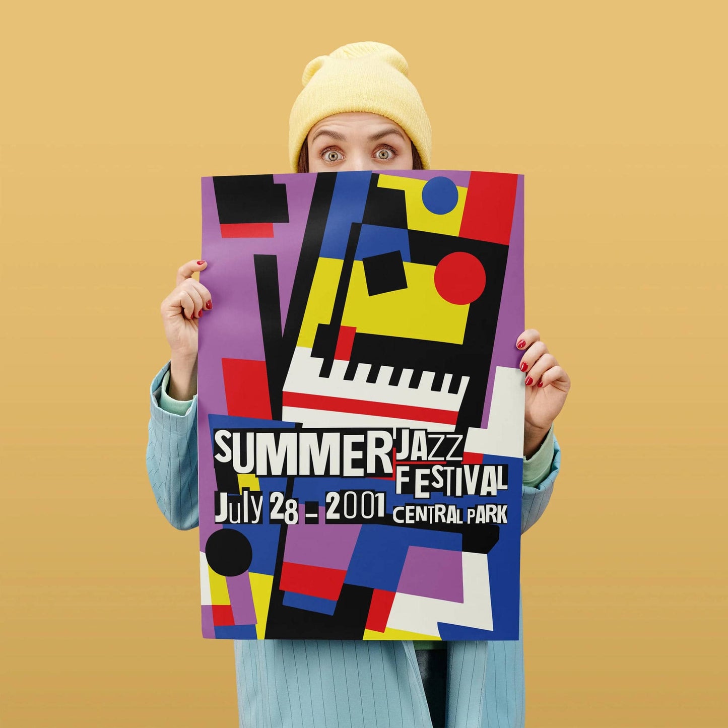 Summer Jazz Festival Colorful Poster