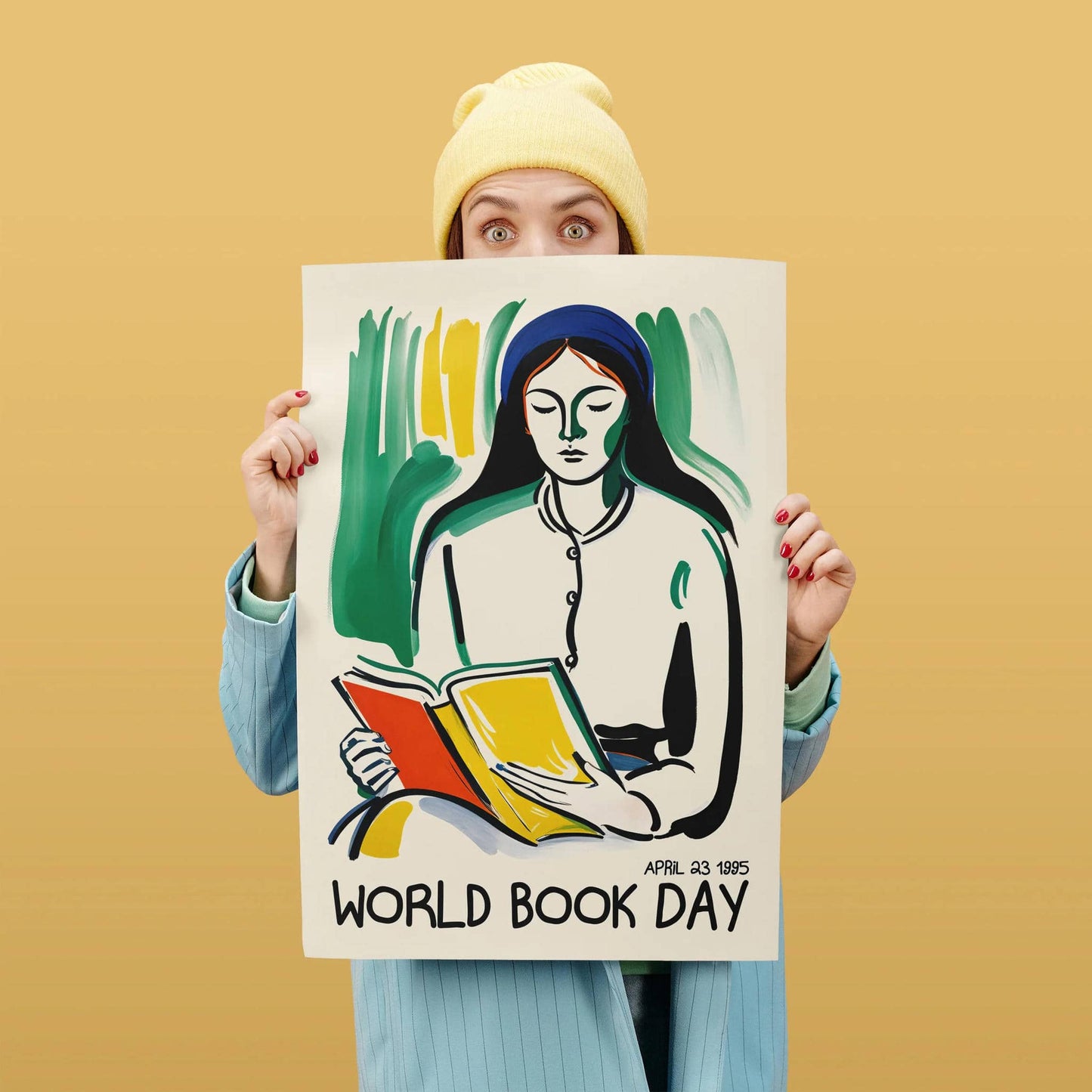 Vintage World Book Day Poster