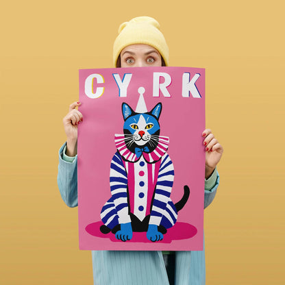 Polish Circus Vintage Retro Poster