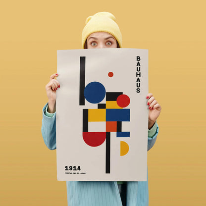 Bauhaus 1914 Minimal Poster