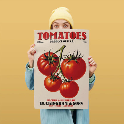 1928 Tomato Crate Art