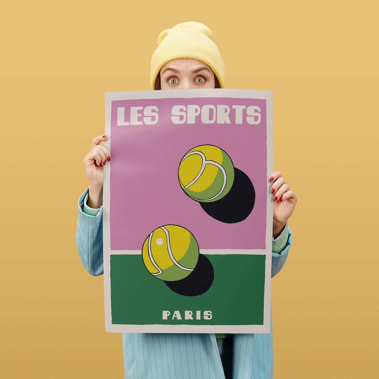 Les Sports Tennis Paris Wall Art