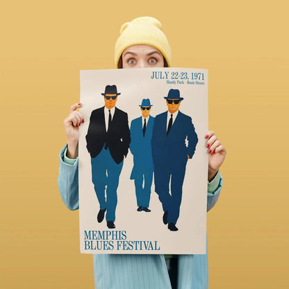 Memphis Blues Festival 1971 Poster