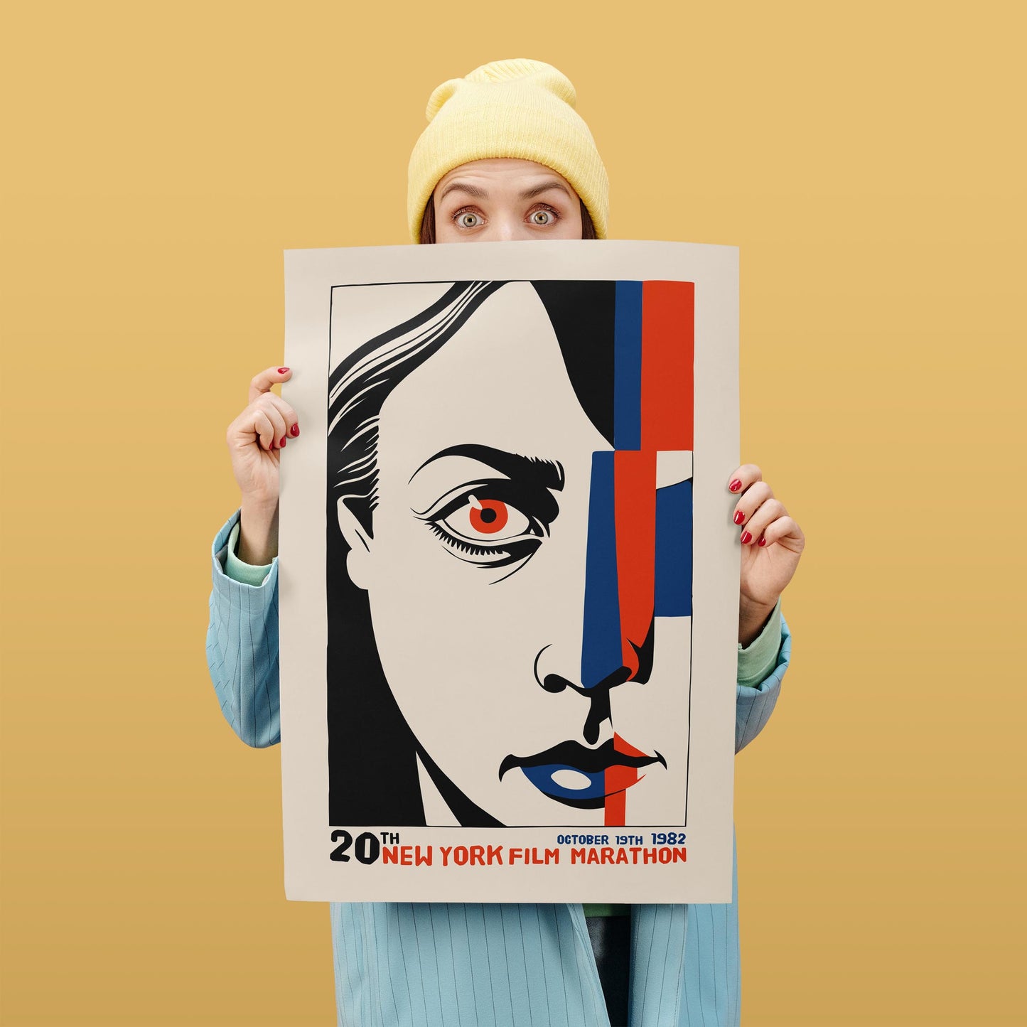NY Film Marathon Poster Print