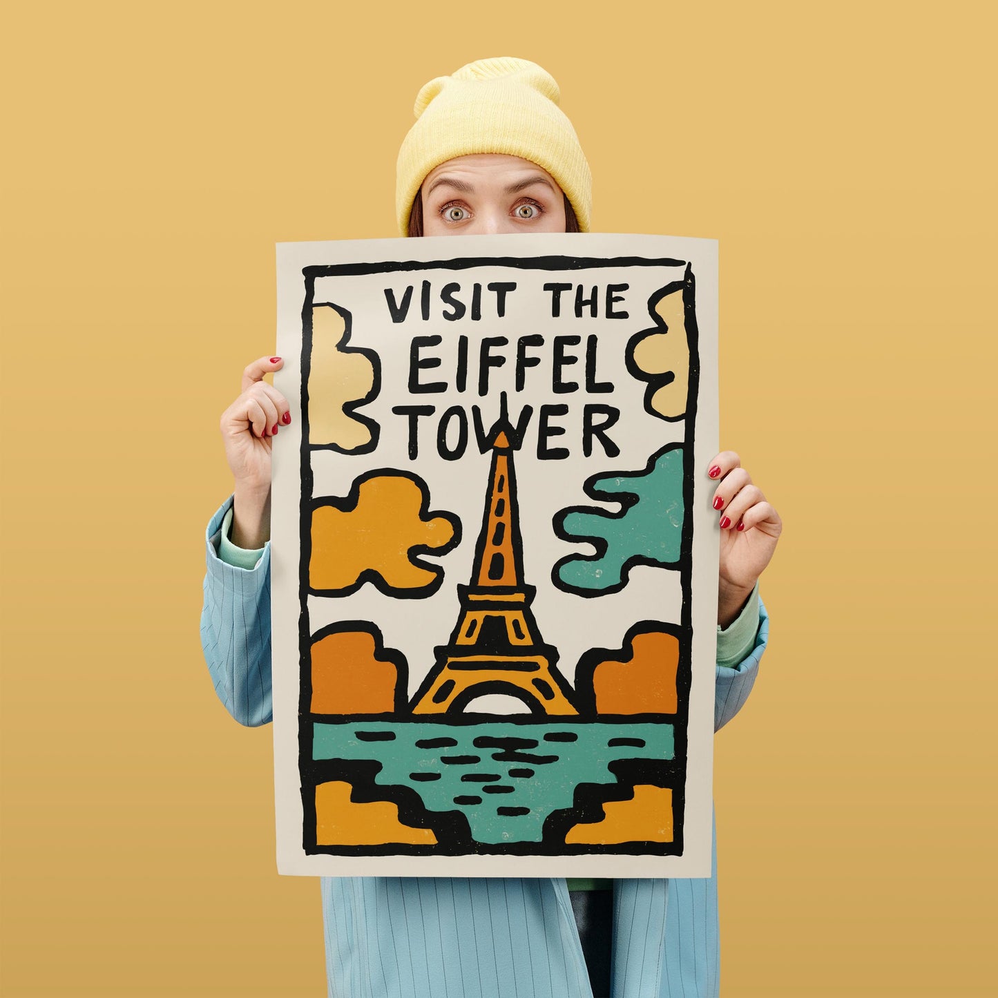 Eiffel Tower Travel Poster