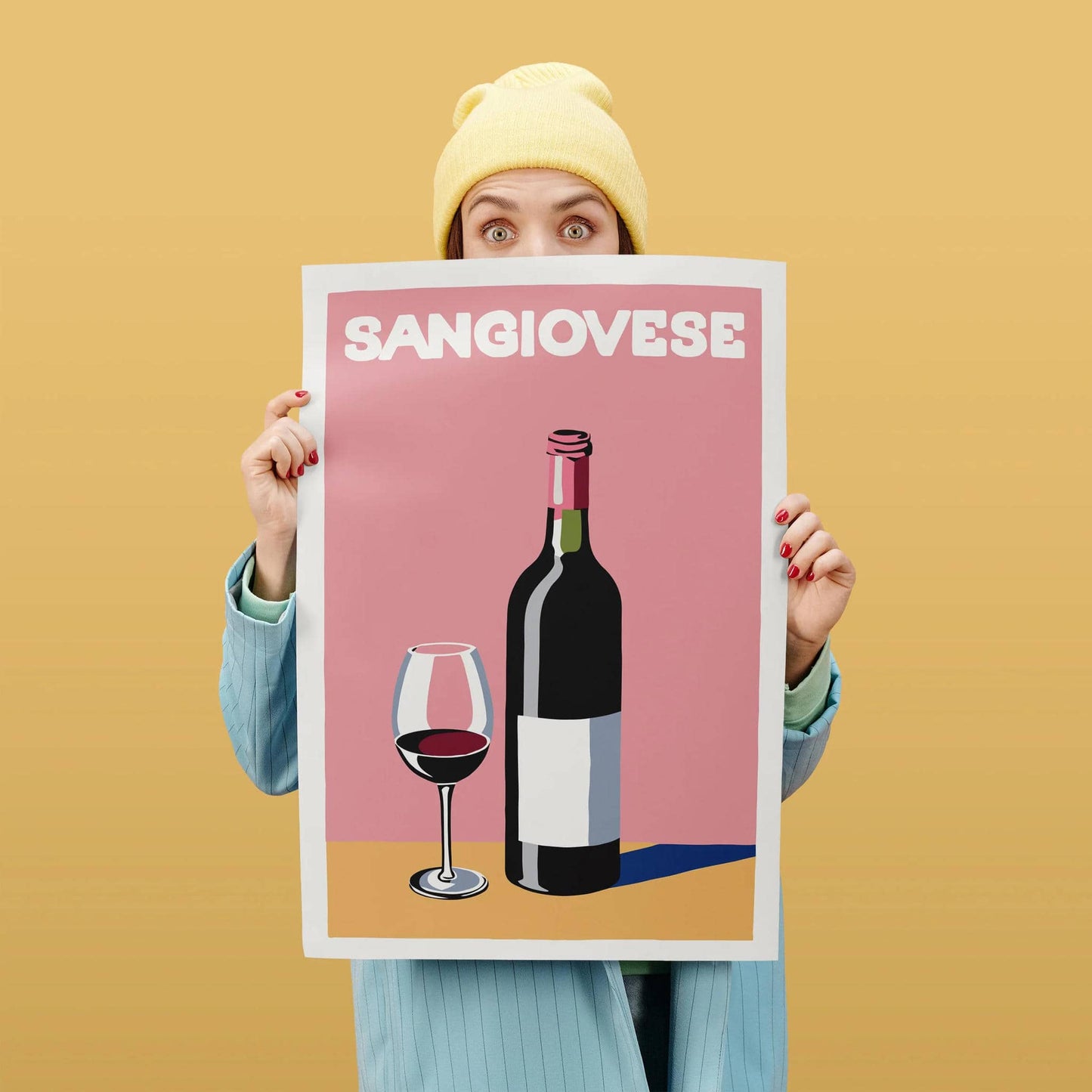 Talian Wine Retro Cute Poster