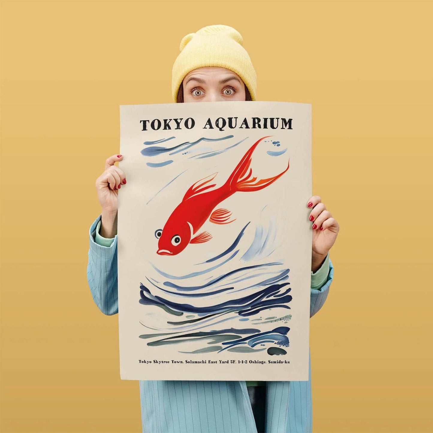 Tokyo Aquarium Exhibit Poster Print