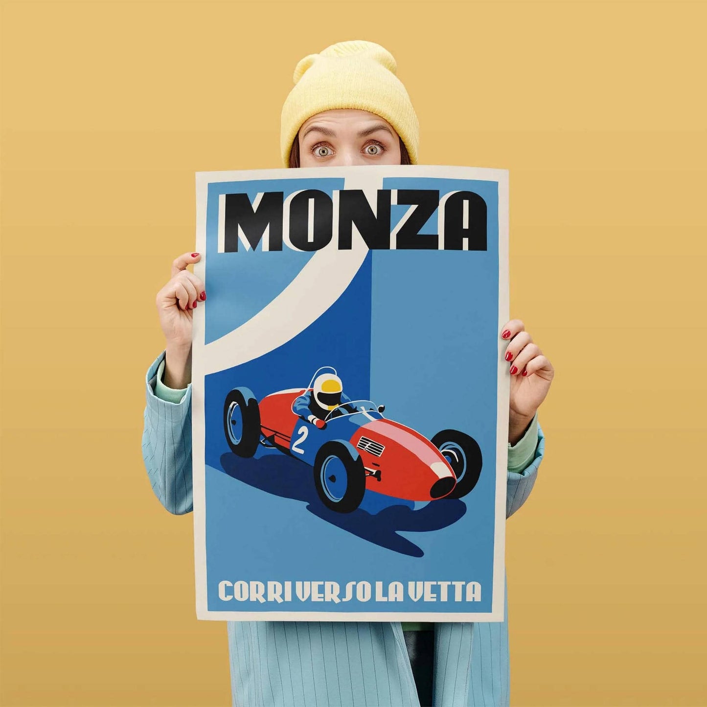 Monza Vintage Racing Poster