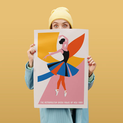 Ballerina Modern Art Print