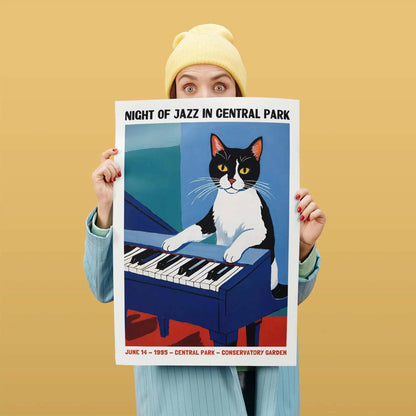 1995 Central Park Jazz Poster