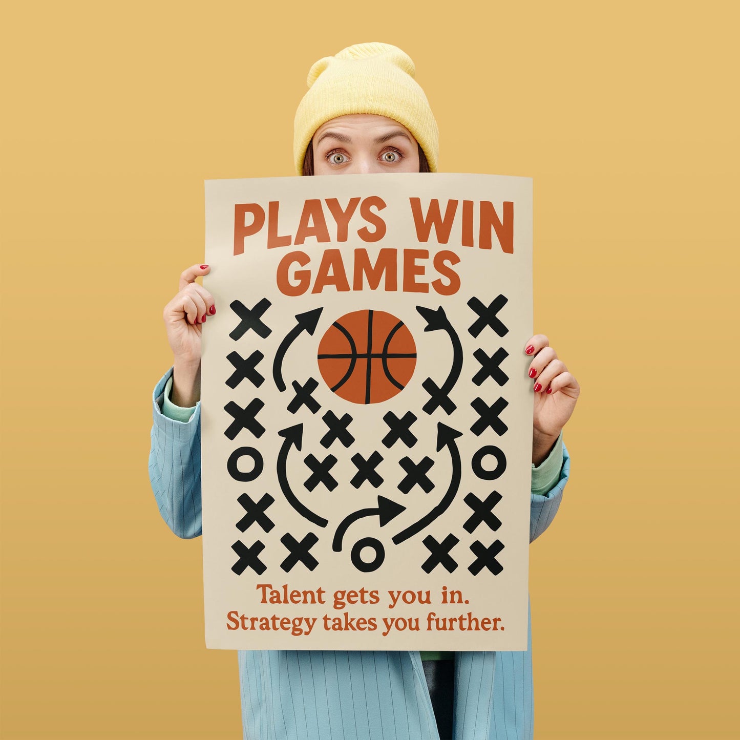 Basketball Strategy Poster Print