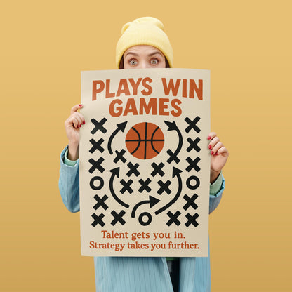 Basketball Strategy Poster Print