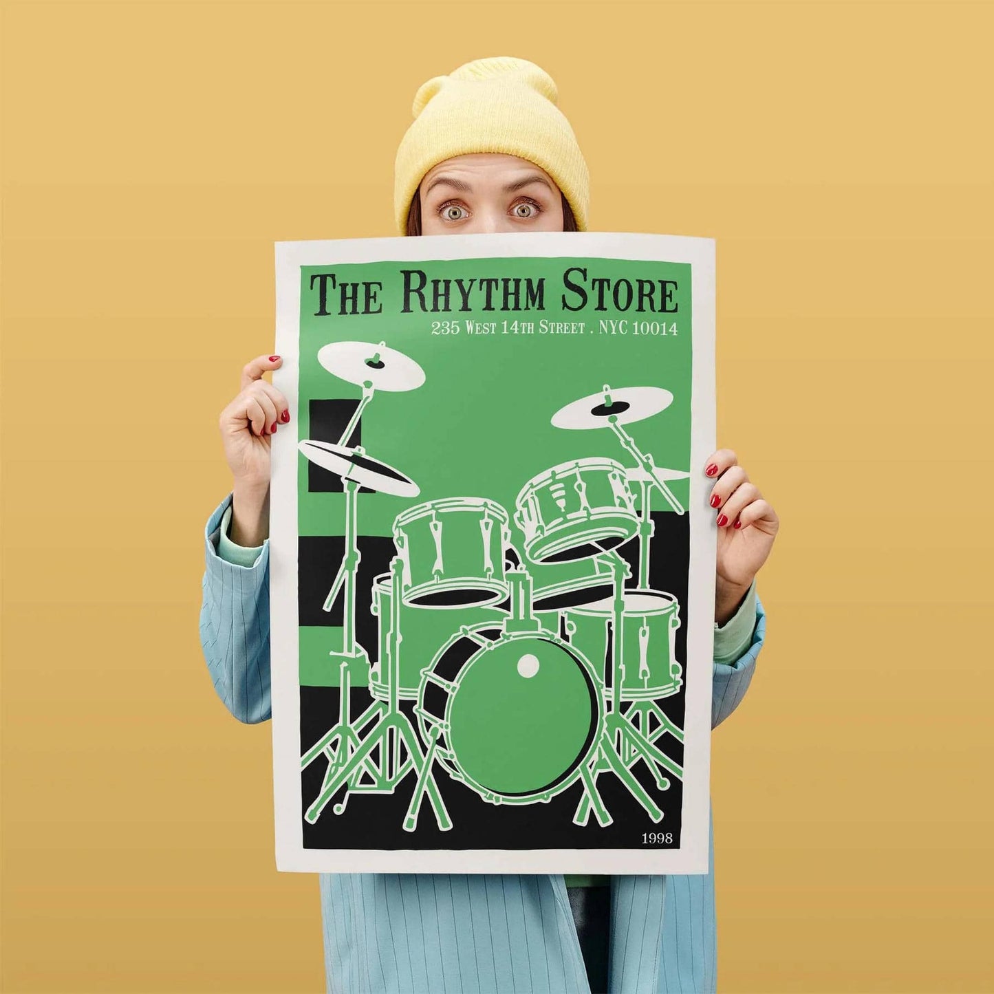 Rhythm Store Drum Poster Print
