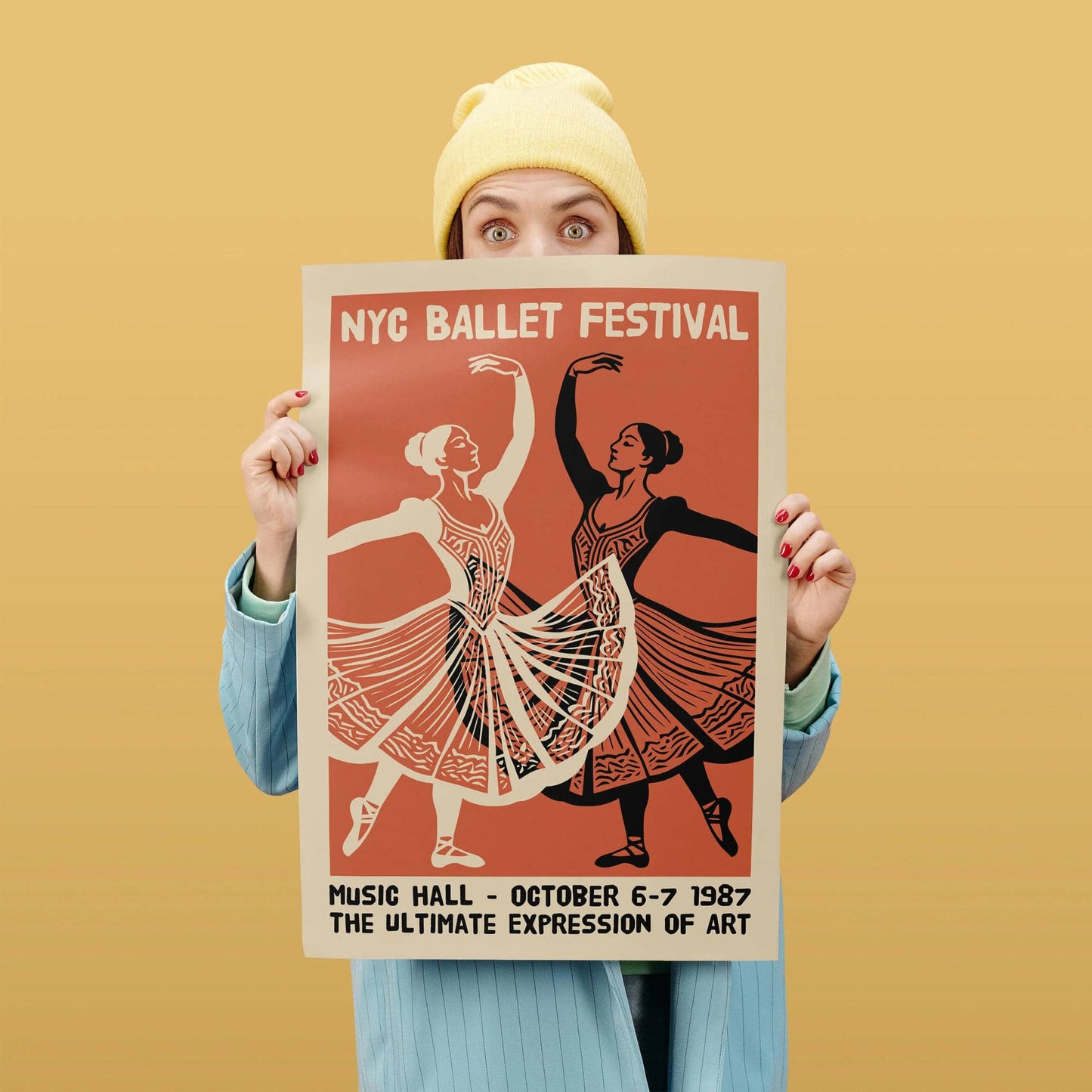 NYC Ballet Festival 1987 Poster