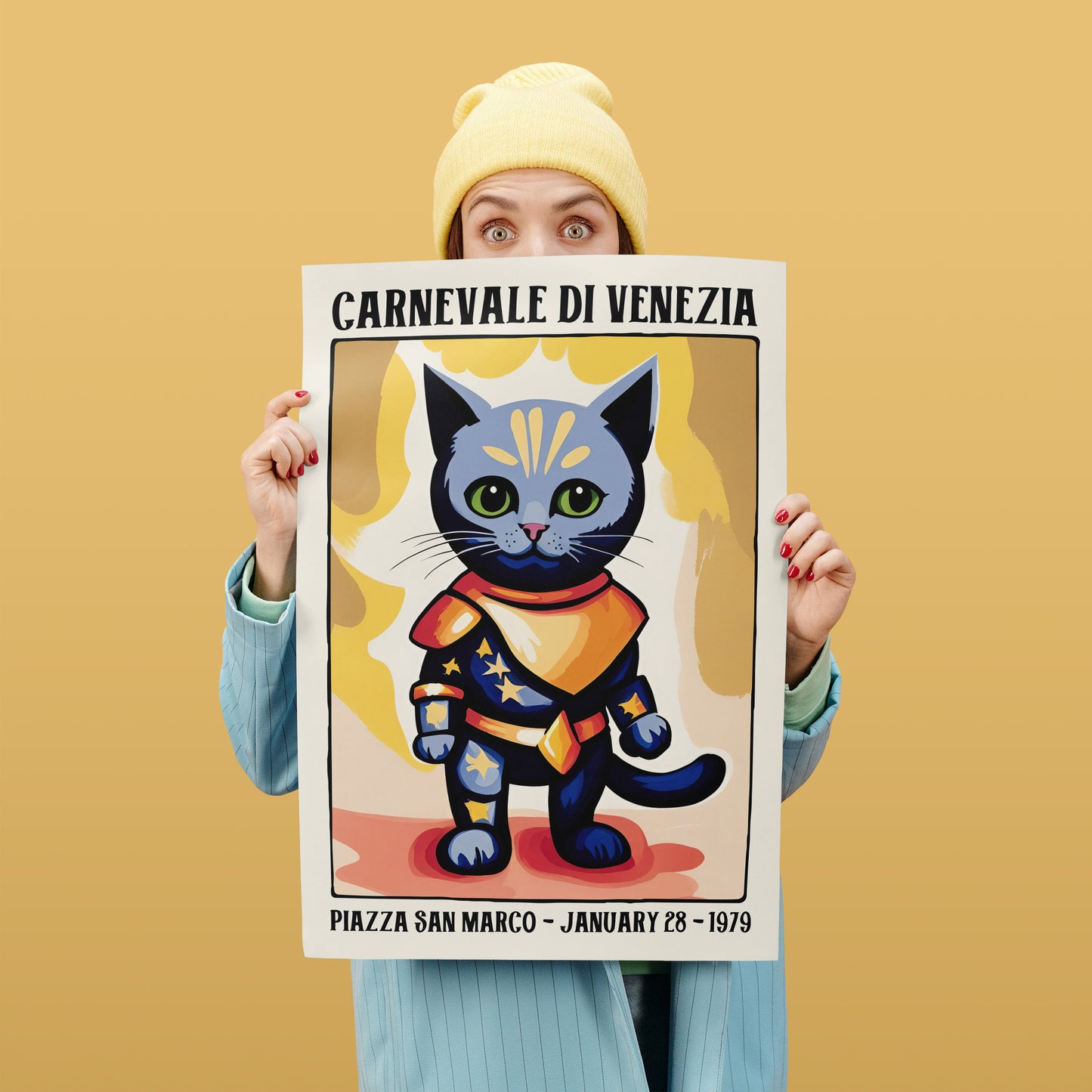 Carnevale De Venezia Vintage Poster