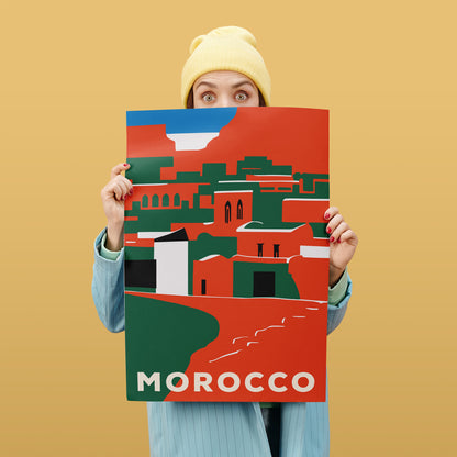 Morocco Travel Poster