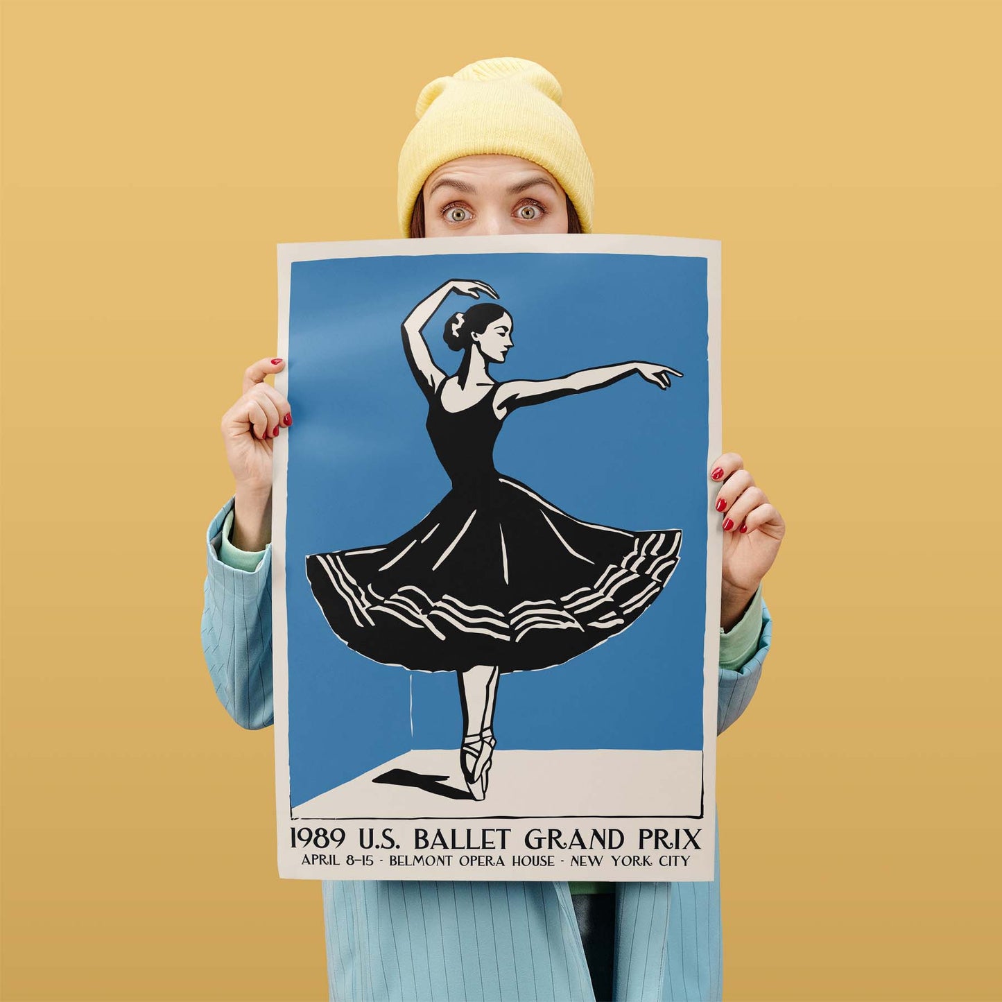 Ballet Grand Prix 1990 Dance Poster