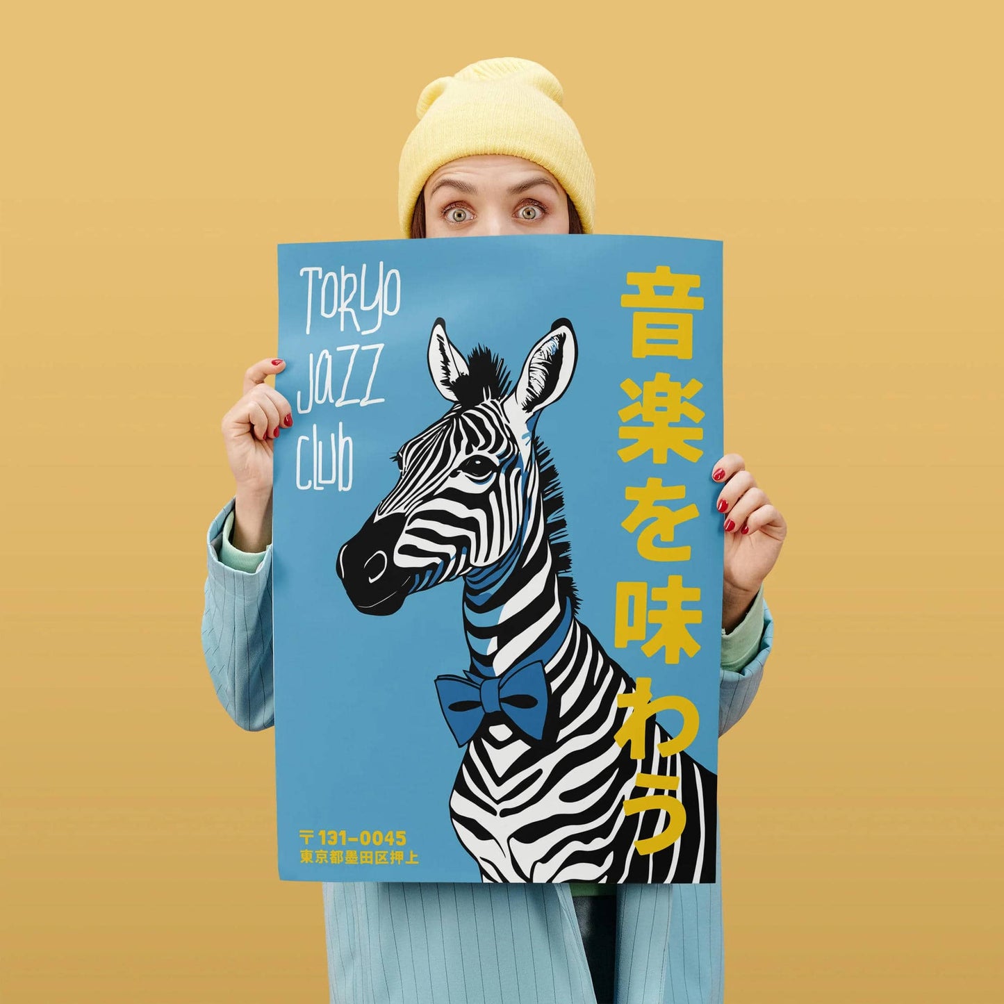 Tokyo Jazz Club Retro Poster Print