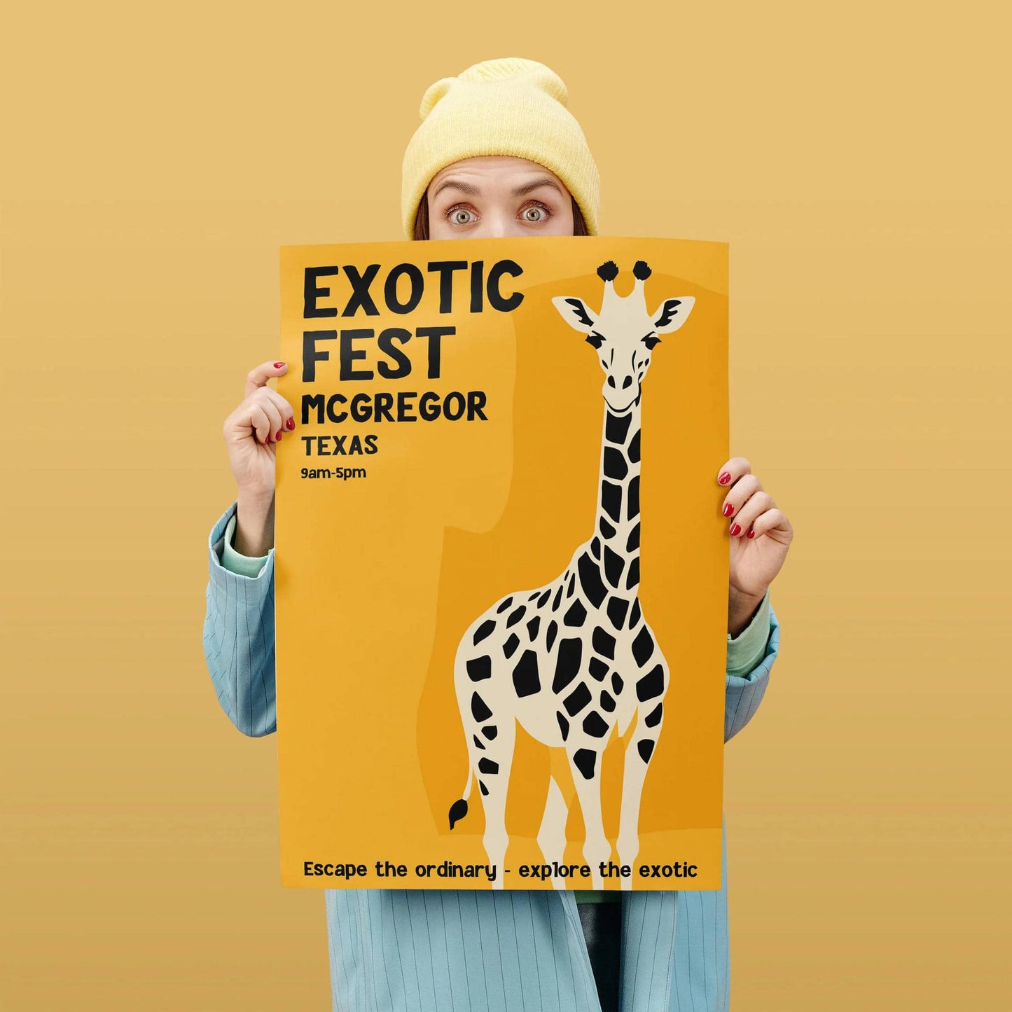 Exotic Fest Vintage Safari Poster