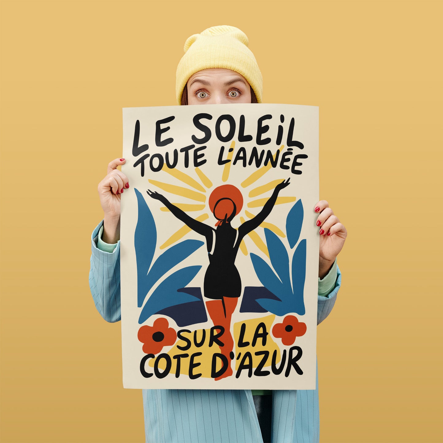 Le Soleil Sur La Côte d’Azur Poster
