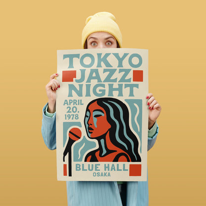 Tokyo Jazz Night Poster