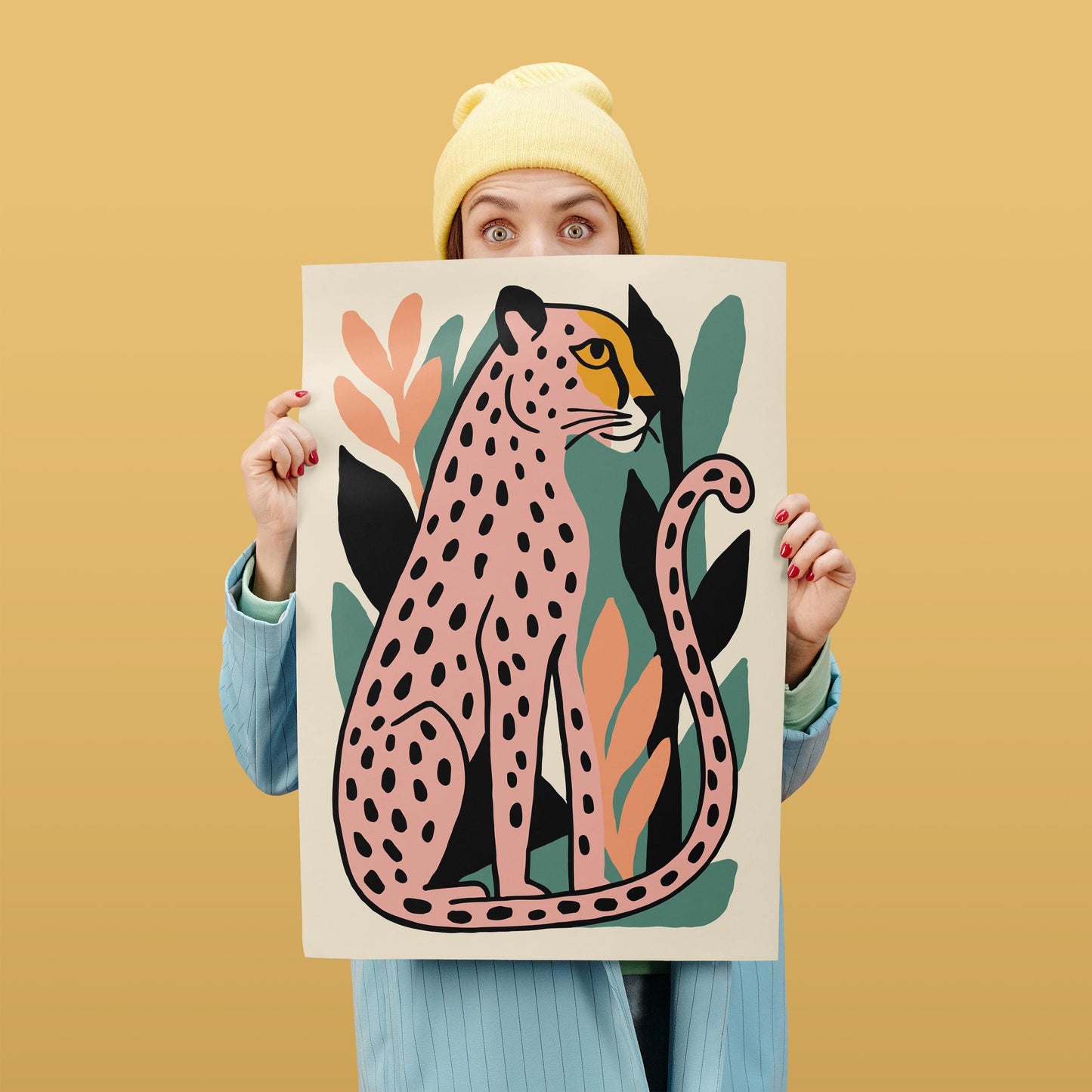 Spotted Cat Art Print